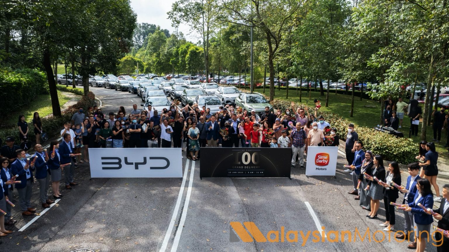 BYD Delivers Its First 100 Malaysian Cars – MalaysianMotoring
